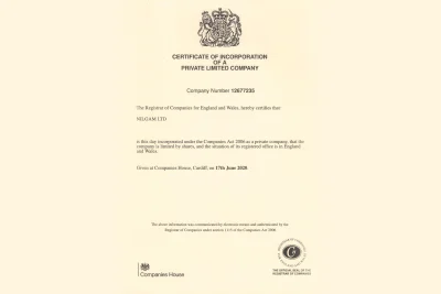 ثبت رسمی نیلگام در انگلستان