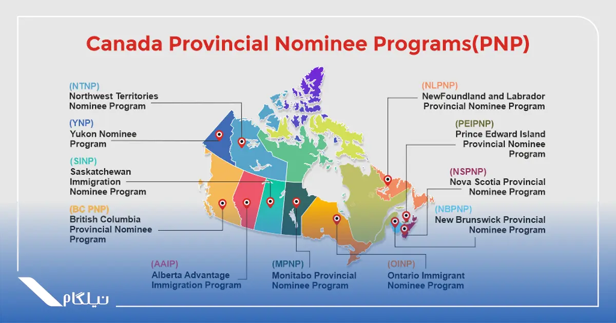 برنامه مهاجرتی استانی کانادا pnp