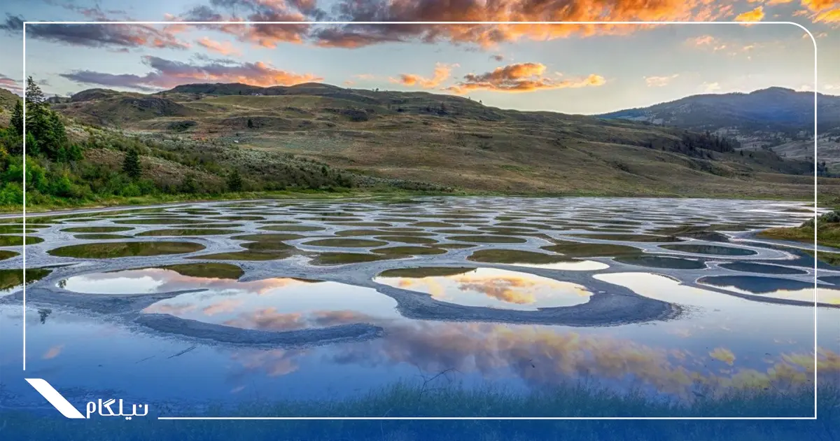 دریاچه خال دار کانادا