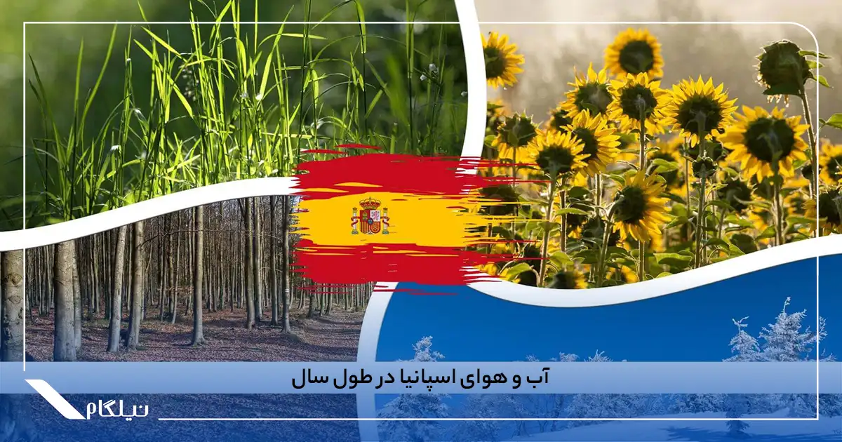 آب و هوای اسپانیا در طول سال