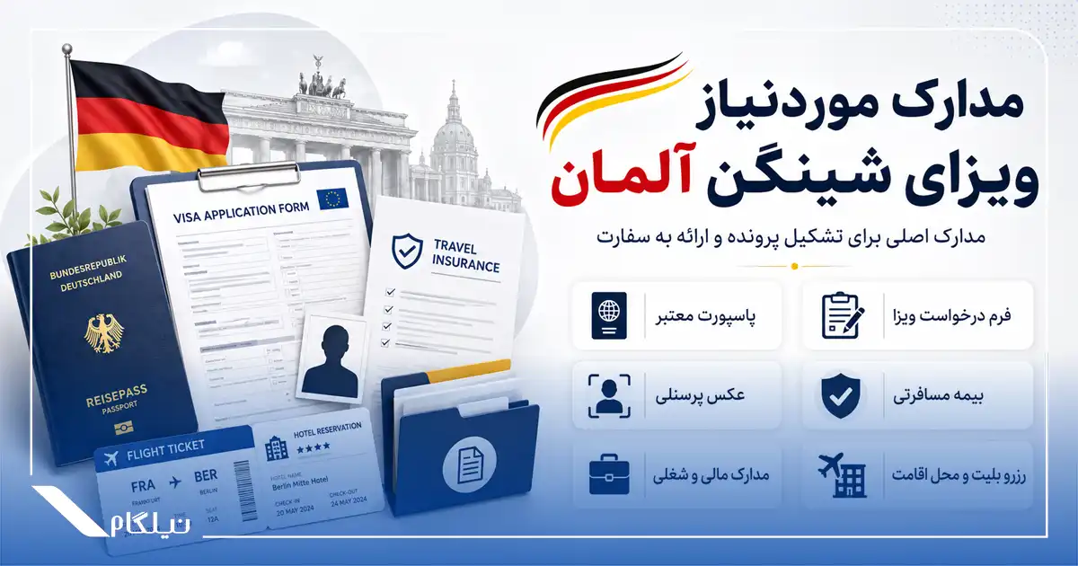 مدارک ویزای شینگن آلمان
