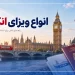 انواع ویزای انگلیس